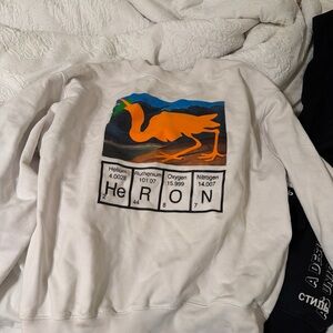 Heron Preston White Sweatshirt